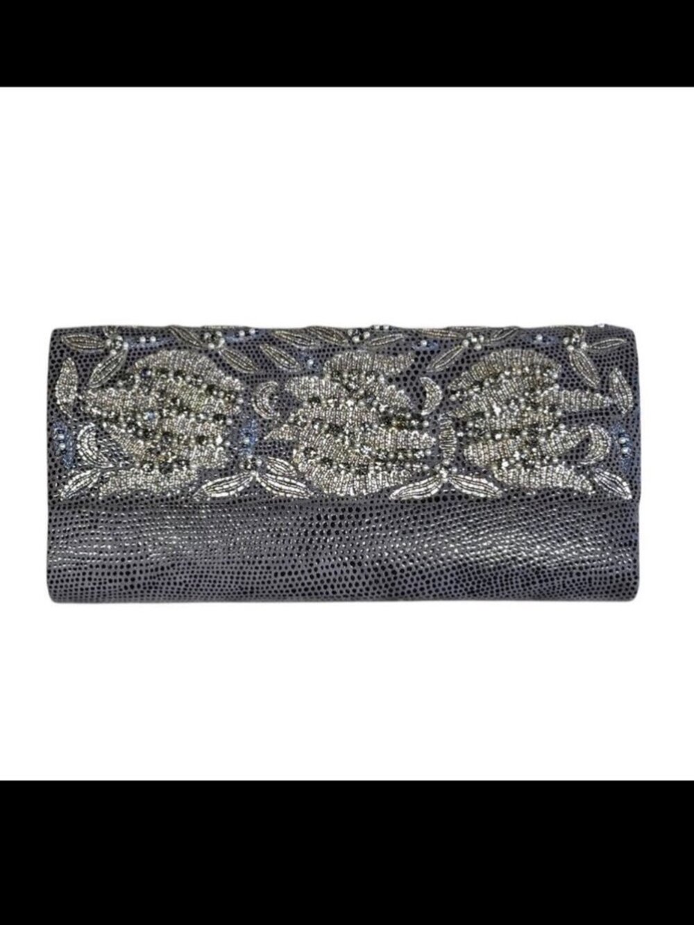 Deepa Gurnani beaded envelope clutch NEW